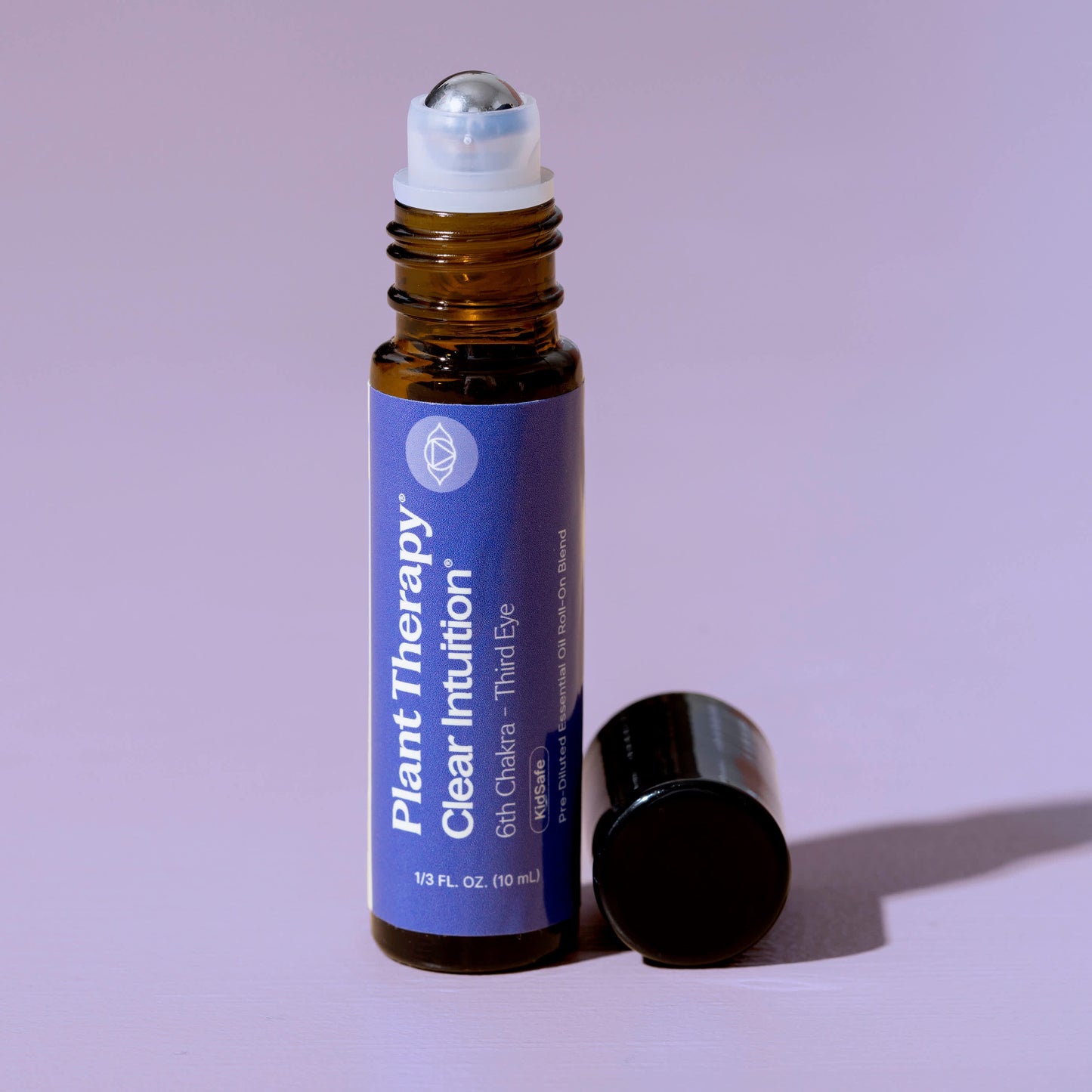 Mezcla de aceites esenciales prediluidos Clear Intuition (Chakra del entrecejo) Roll-on de 10 ml