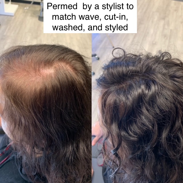 Clio 12 L | Remy Human Hair Topper (Hand-Tied)