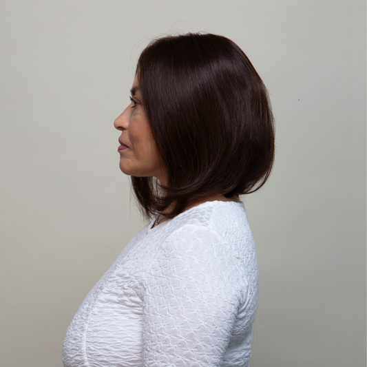 Clio 12 S PLUS | Remy Human Hair Topper (Reinforced Hand-Tied Base)