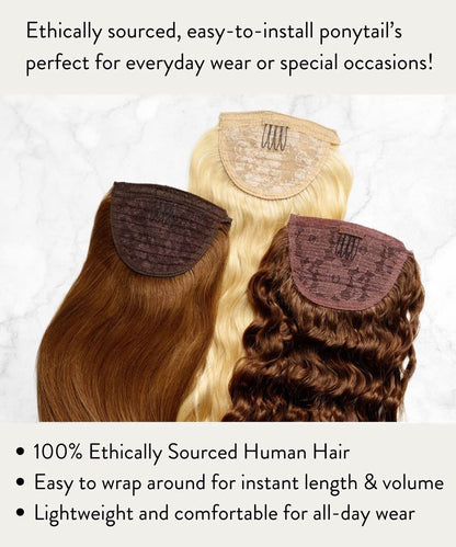 Wavy Clip-In Ponytail Extensions