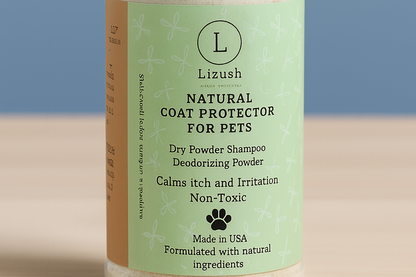 Natural Coat Protector for Dogs & Cats – Grooming Powder