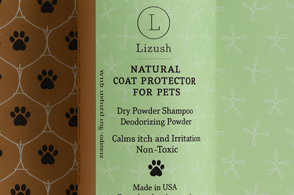 Natural Coat Protector for Dogs & Cats – Grooming Powder