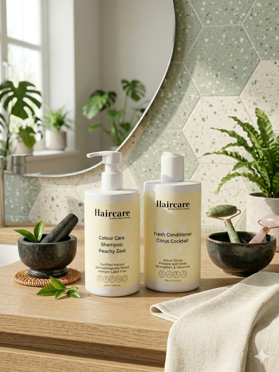 Colour Care Shampoo & Fresh Conditioner Bundle — colour protection duo, vegan, nut-free — Daily Health & Beauty