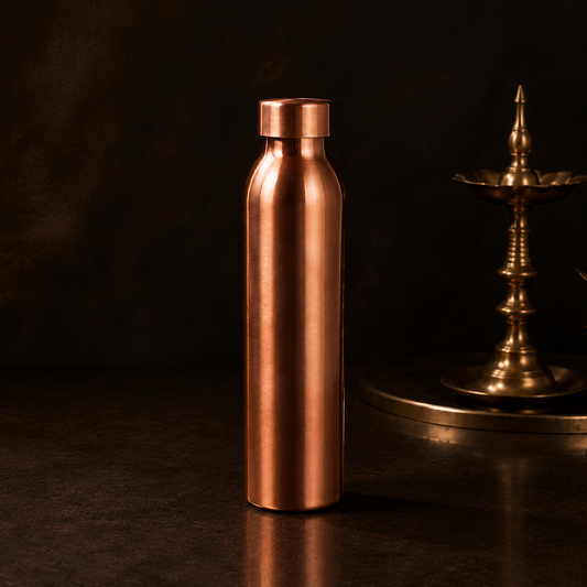 100% Pure Copper Bottle - Seamless