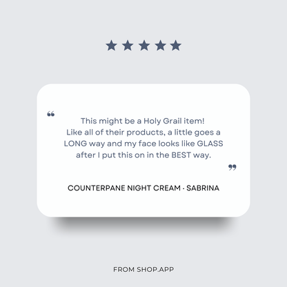 Counterpane Tallow Night Cream