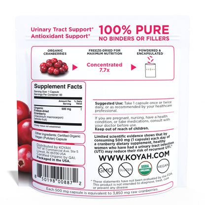 Organic Cranberry Capsules