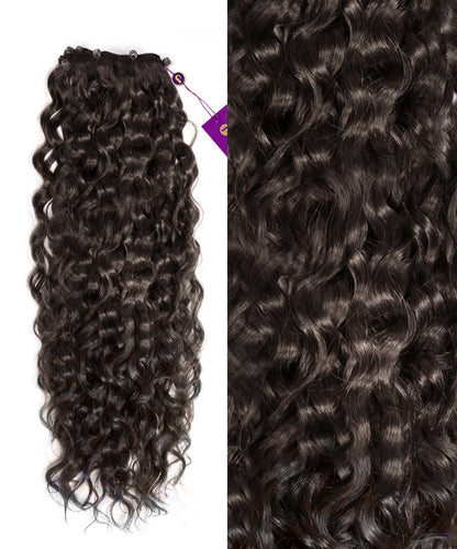 Curly Beaded Weft Rows