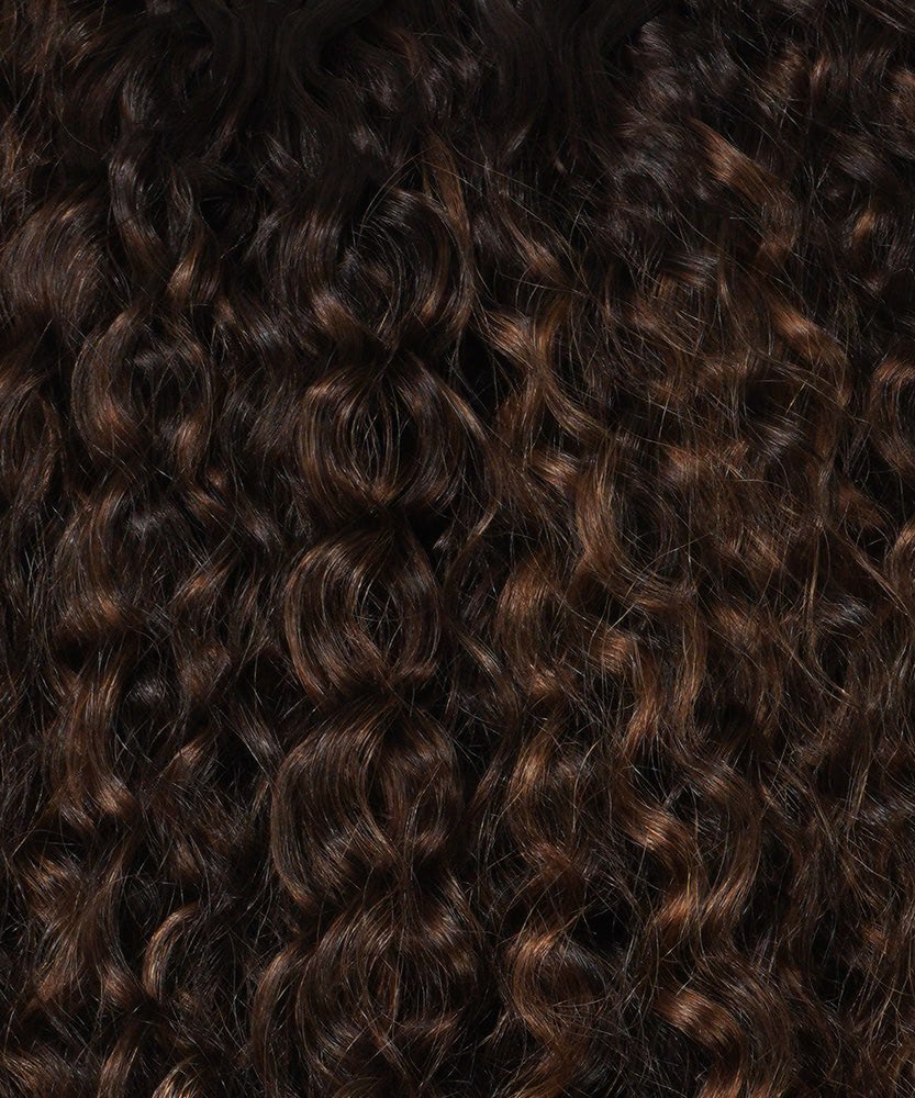 Extensiones de cabello rizado sin costuras con clip