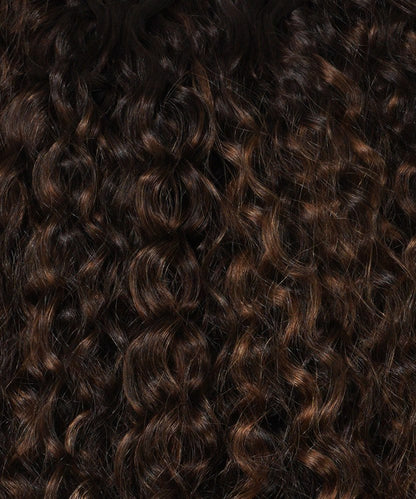 Extensiones de cabello rizado sin costuras con clip