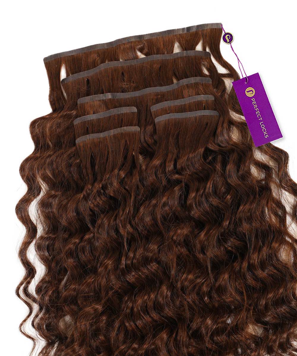 Curly Seamless Clip-In Hair Extensions (Old Design)