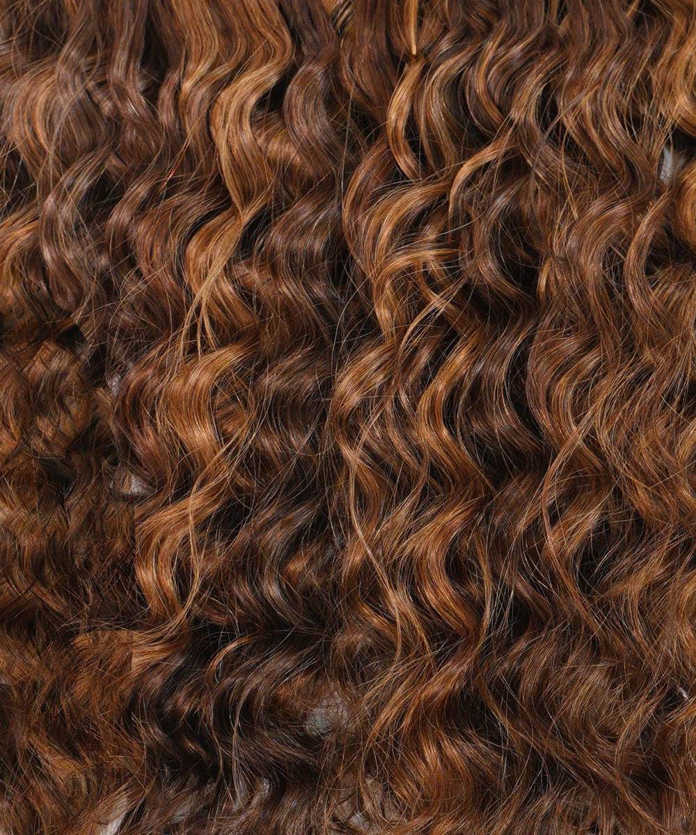 Extensiones de cabello rizado sin costuras con clip