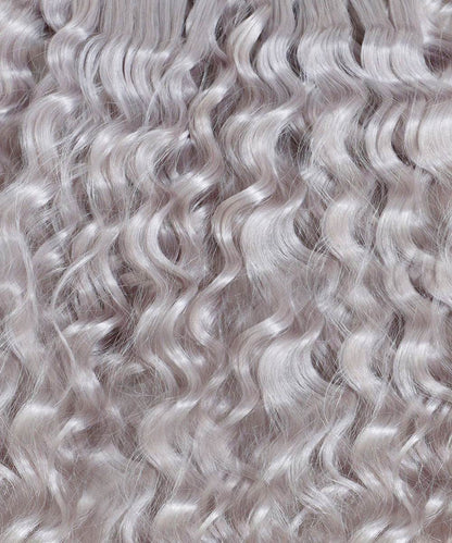 Extensiones de cabello rizado sin costuras con clip