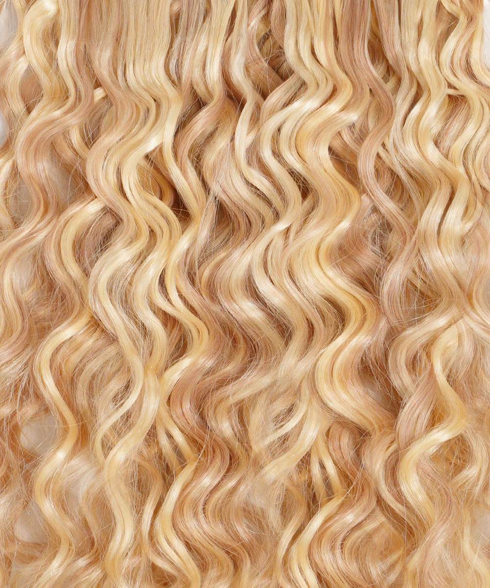 Extensiones de cabello rizado sin costuras con clip