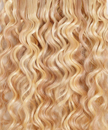 Extensiones de cabello rizado sin costuras con clip