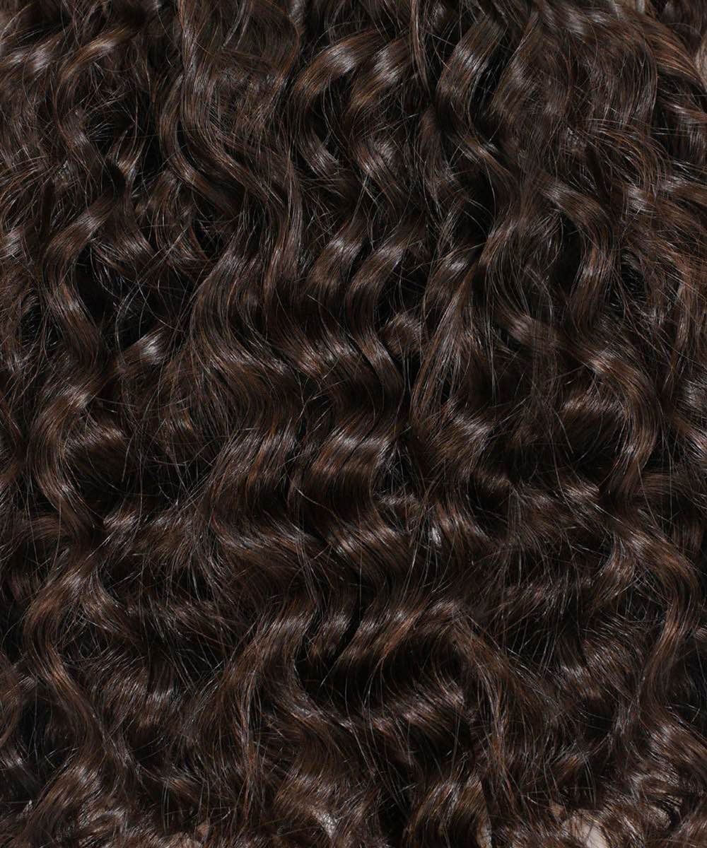Extensiones de cabello rizado sin costuras con clip