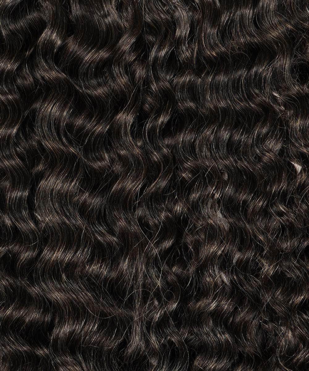 Extensiones de cabello rizado sin costuras con clip