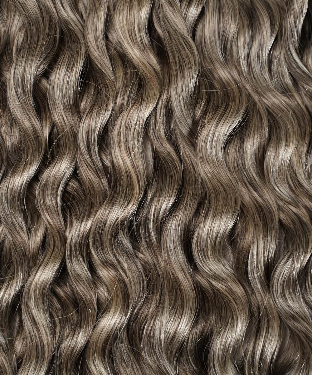 Extensiones de cabello rizado sin costuras con clip