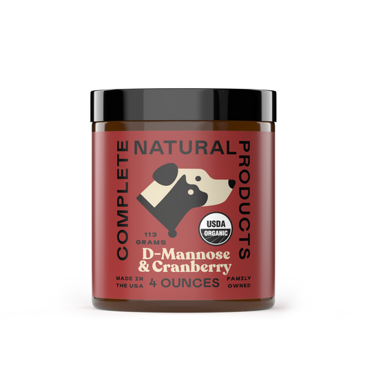 Organic D-Mannose & Cranberry Powder for Dogs, Cats, & Pets