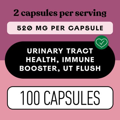 Organic D-Mannose & Cranberry Capsules