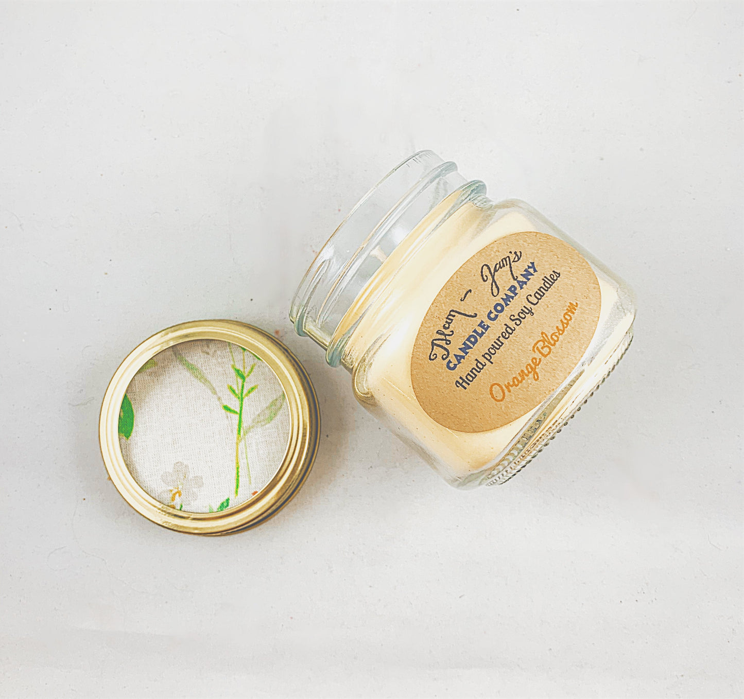 Orange Blossom Soy Candle – Fresh & Floral Scent | Mam Jam’s