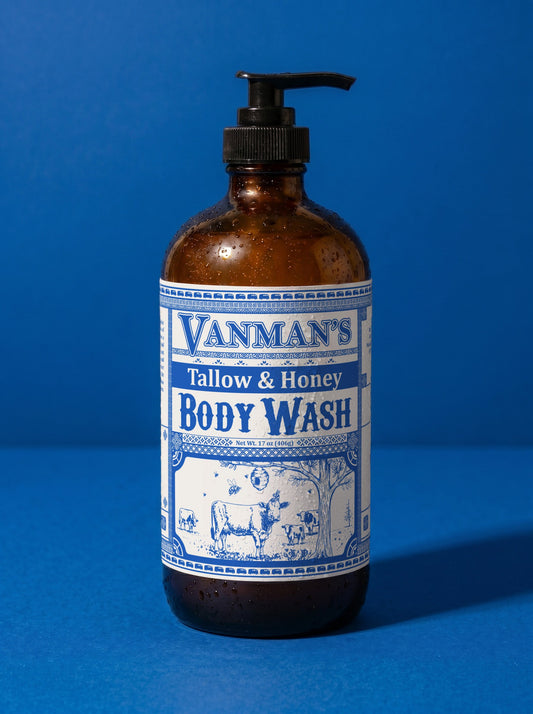 *New* VanMan's Tallow & Honey Body Wash