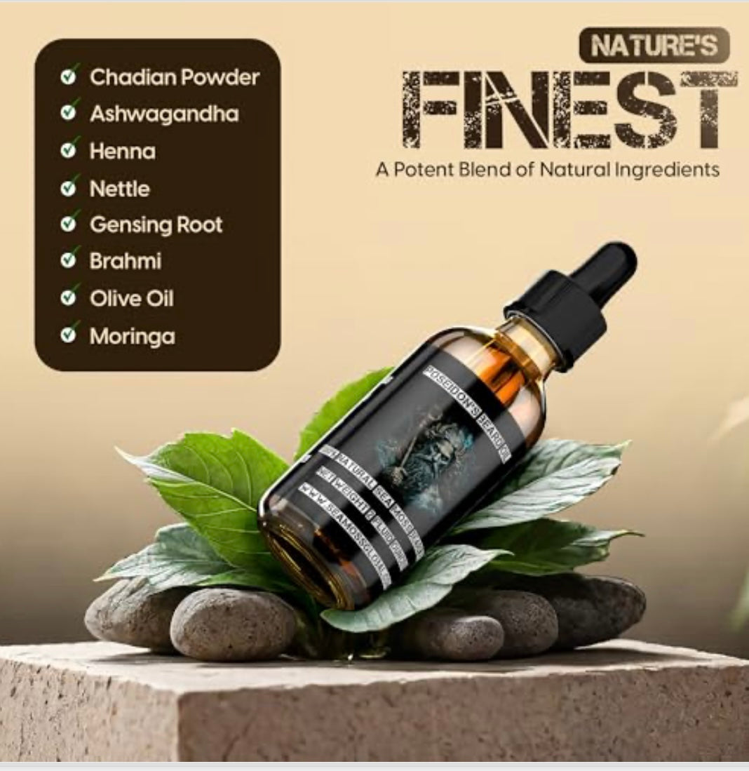 Hand Crafted Gentlemen's Blend Premium Hair and Beard Oil