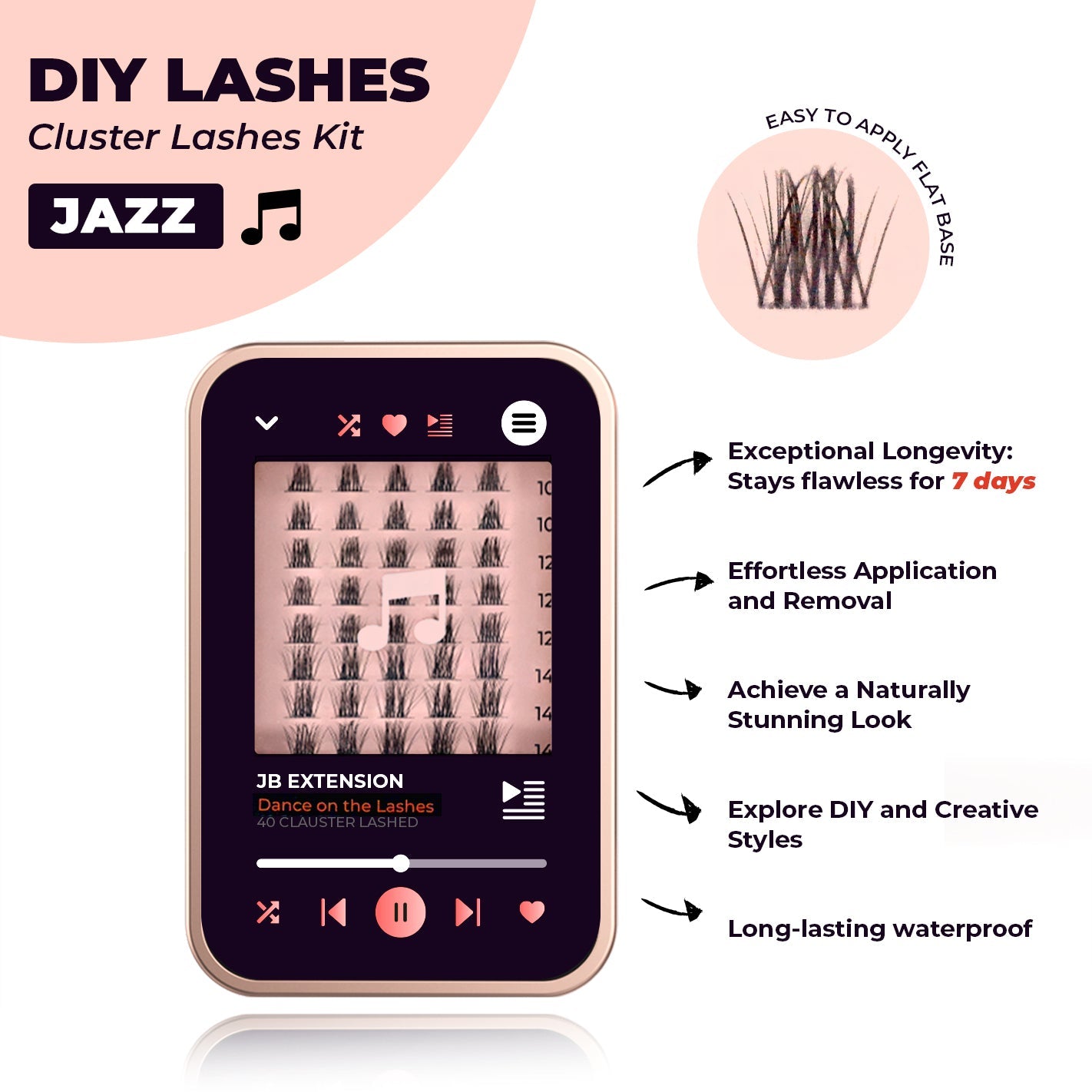 JBEXTENSION DIY EYELASHES KIT - JAZZ