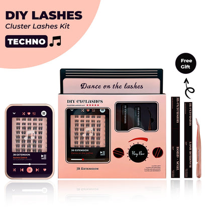 JBEXTENSION DIY EYELASHES KIT - TECHNO