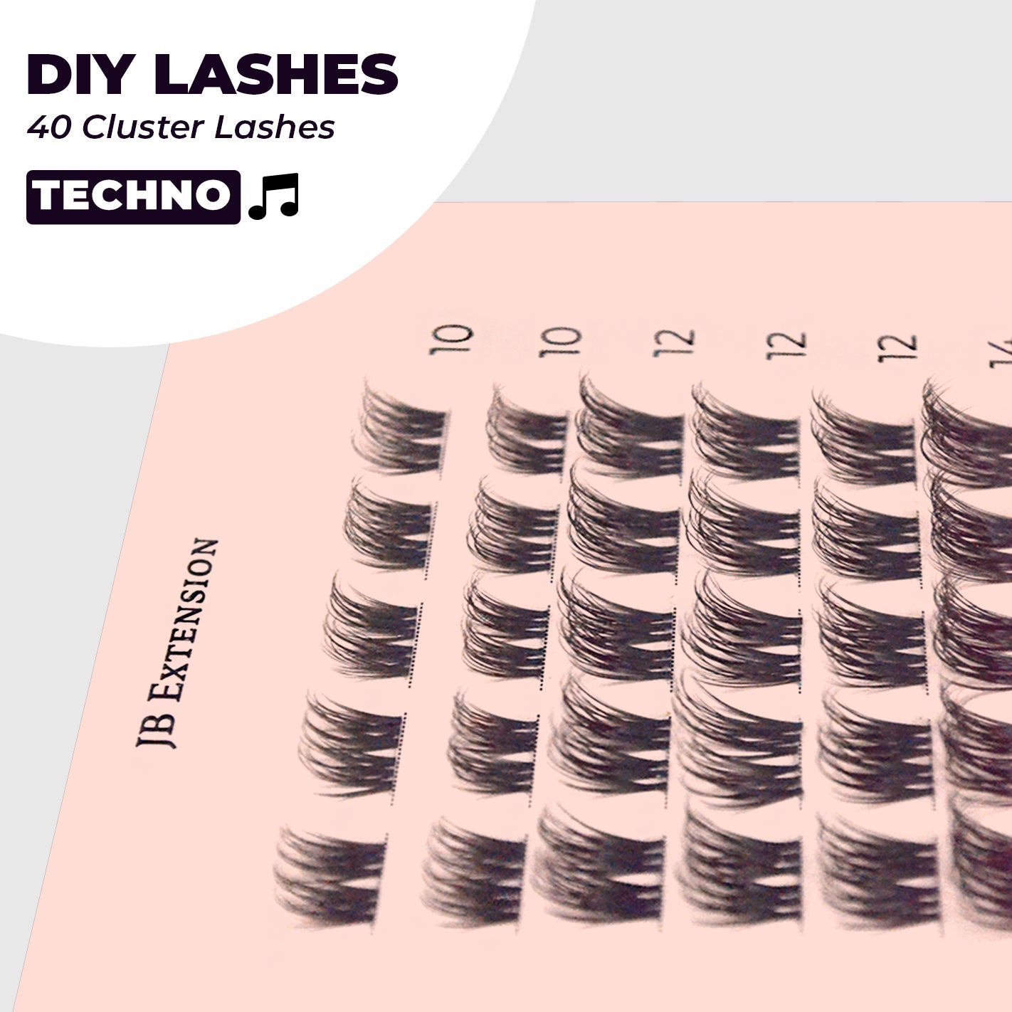 JBEXTENSION DIY EYELASHES KIT - TECHNO