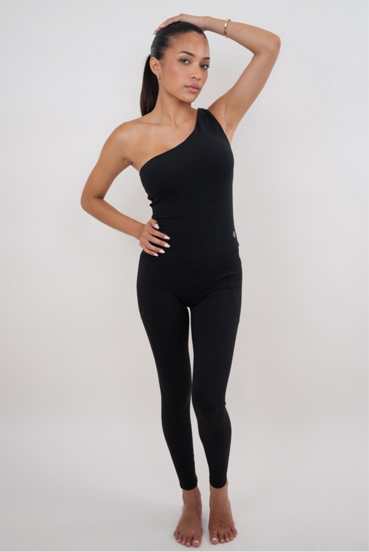 Leggings elásticos negros cómodos "I Am Wealthy"