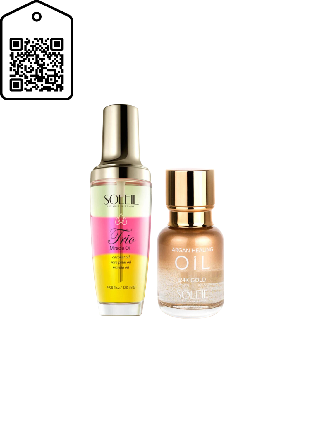 Trio Oil/24K Argan Oil Bundle