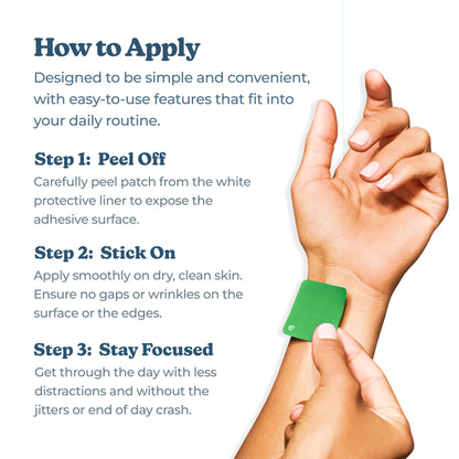 Stay Focused Patches +  2 Refills