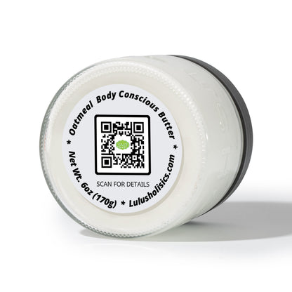 Oatmeal & Honey Whipped Mango Body Butter – Non-Greasy, Gentle Hydration