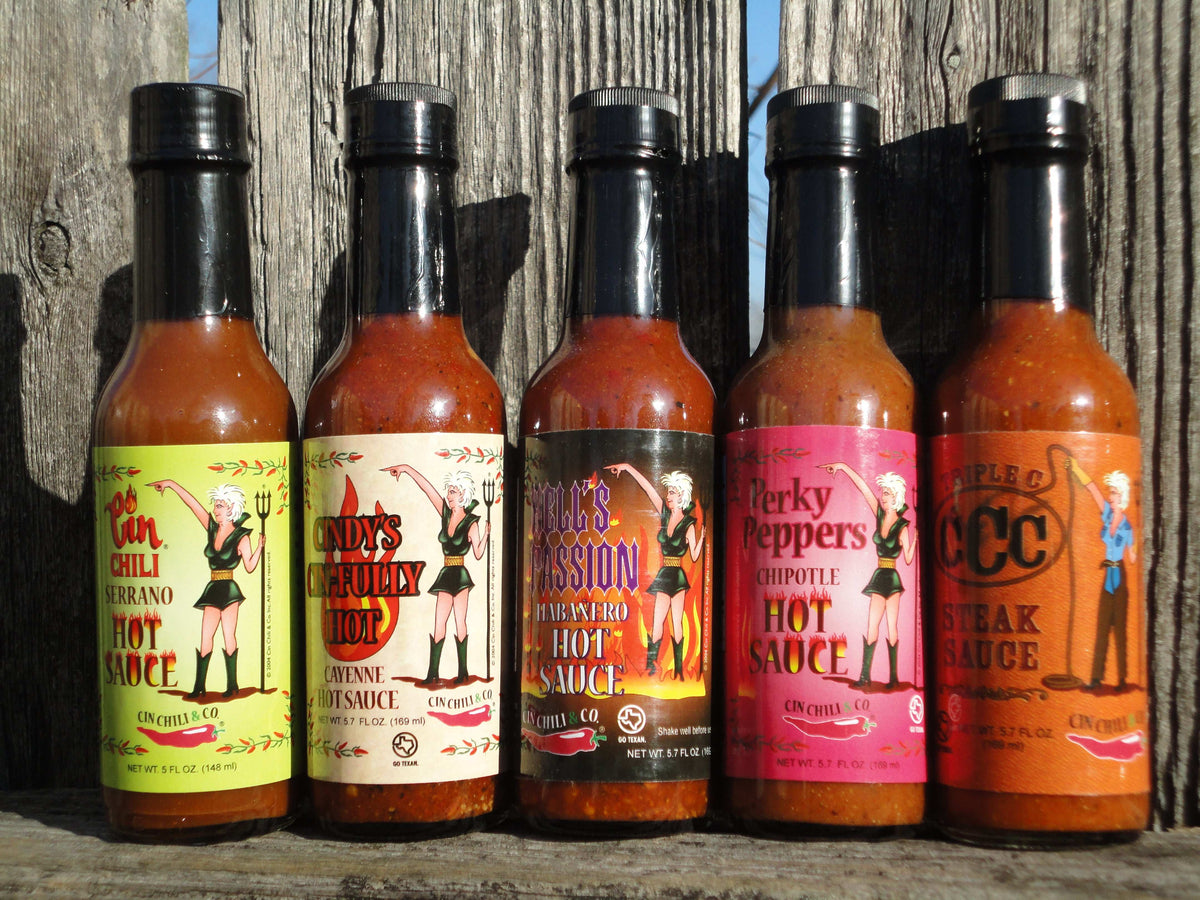 Anthony's Pack – Cin Chili's First 5 Hot Sauces