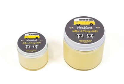 *No Essential Oils* VanMan's Tallow & Honey Face Balm - Classic
