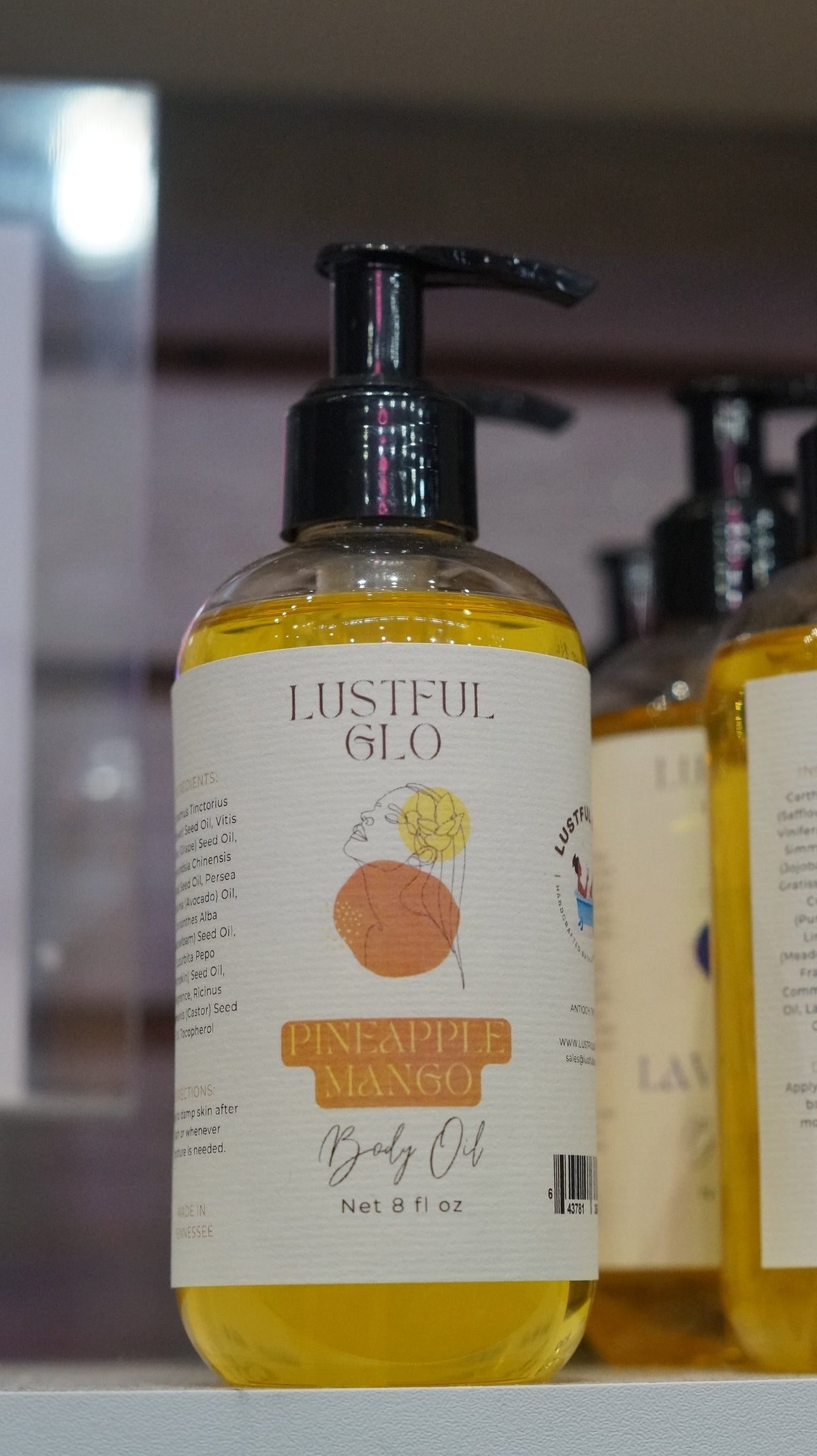LUSTFUL GLO BODY OIL