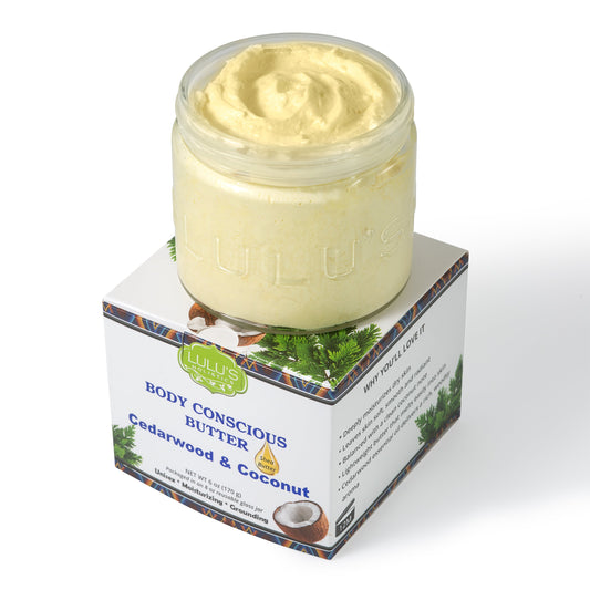 Cedarwood & Coconut Whipped Body Butter – Soothing, Nourishing Skin Care
