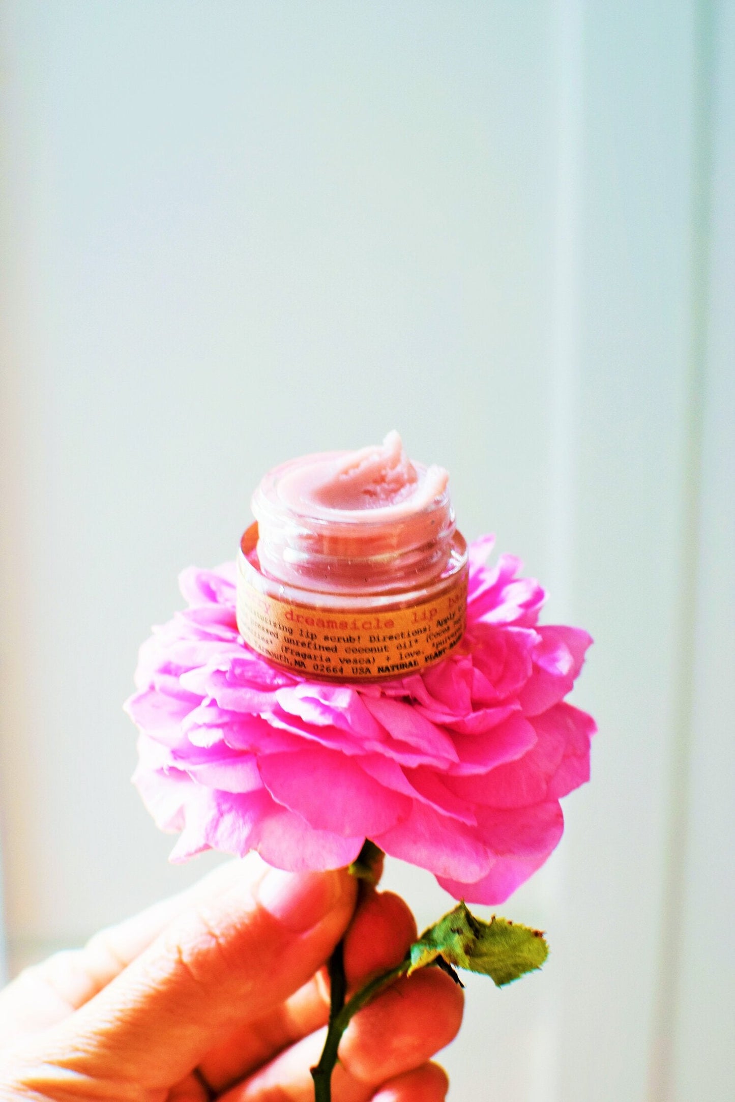 Baume exfoliant pour les lèvres Fraise Crèmesicle