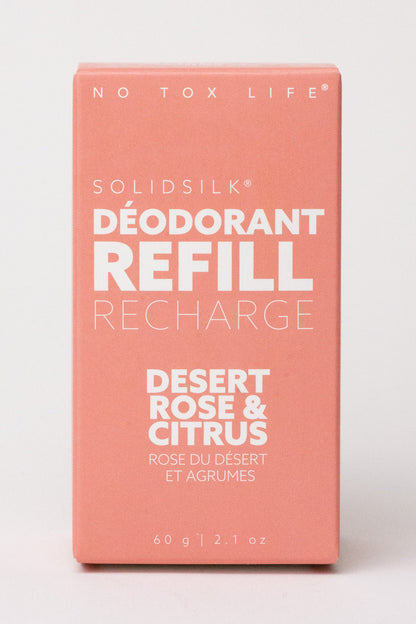 SOLIDSILK® Deodorant Refill Capsule (Desert Rose + Citrus) - No Tox Life®