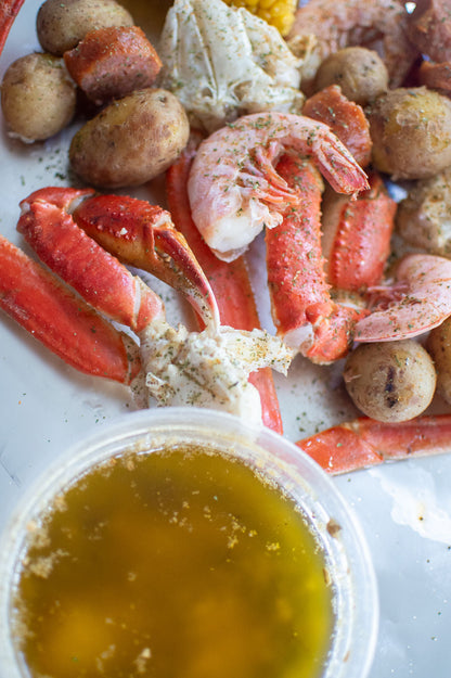 Kit de fruits de mer bouillis pour 2 personnes (crabe et crevettes) [50 % de réduction]