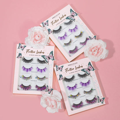Empowered Butterfly | Flutter Lashes 4 pair Lash Set