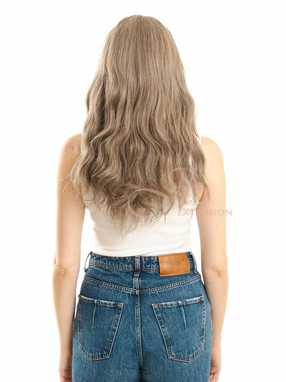 JBEXTENSION 22 Inches Grey Wave Frontlace Women Glueless Wig CRYSTAL