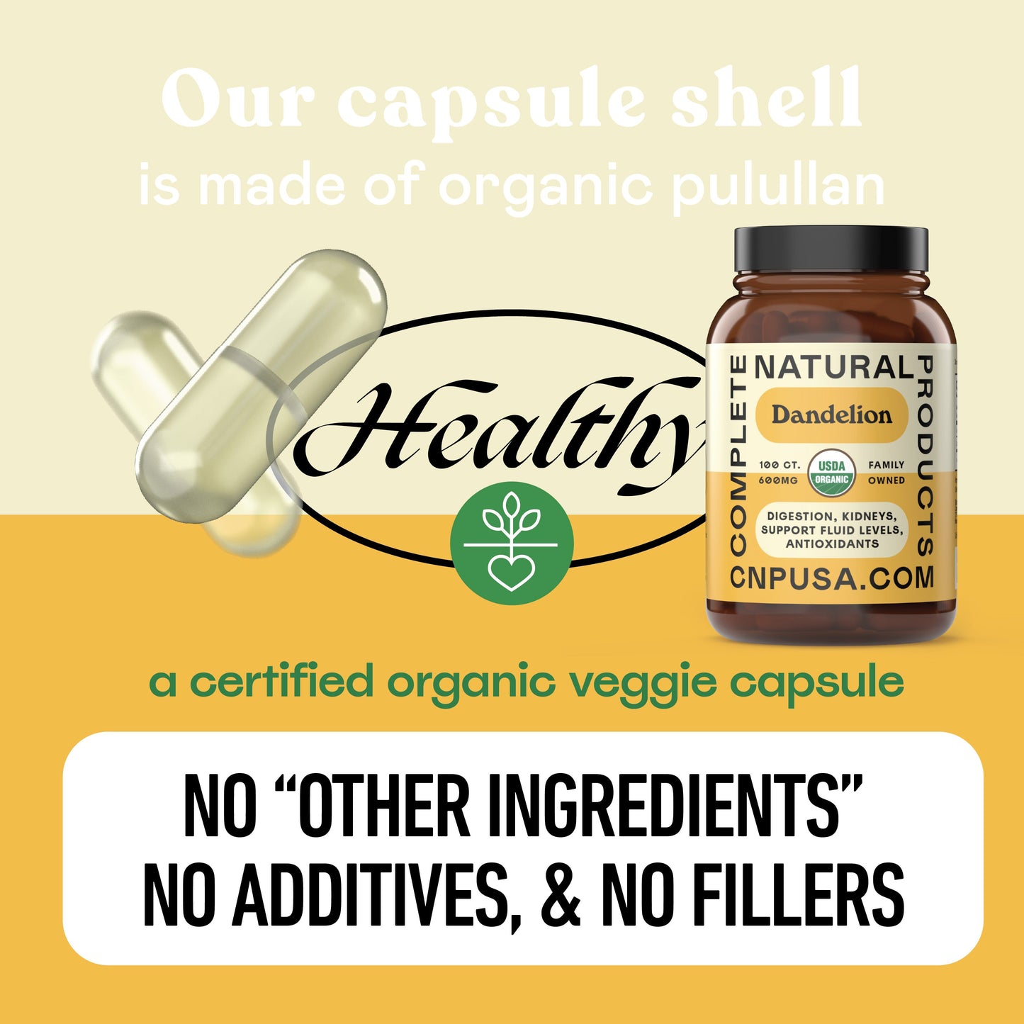 Organic Dandelion Capsules
