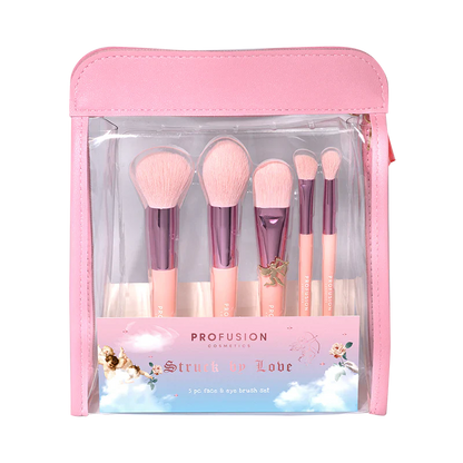 Dear Cupid - Struck By Love 5 PC Face & Eye Brush Set