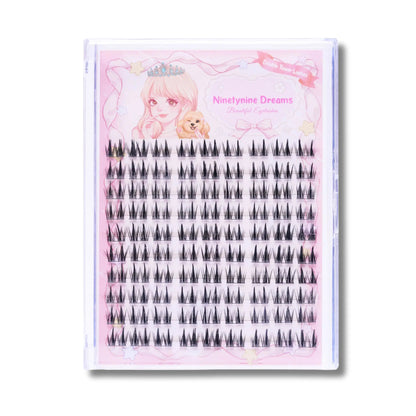 90 pestañas de doble torre