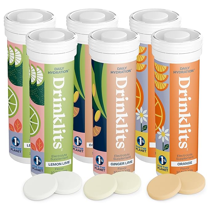 Drinklits Best Hydration Variety Pack - 6 Tubes | 60 Servings