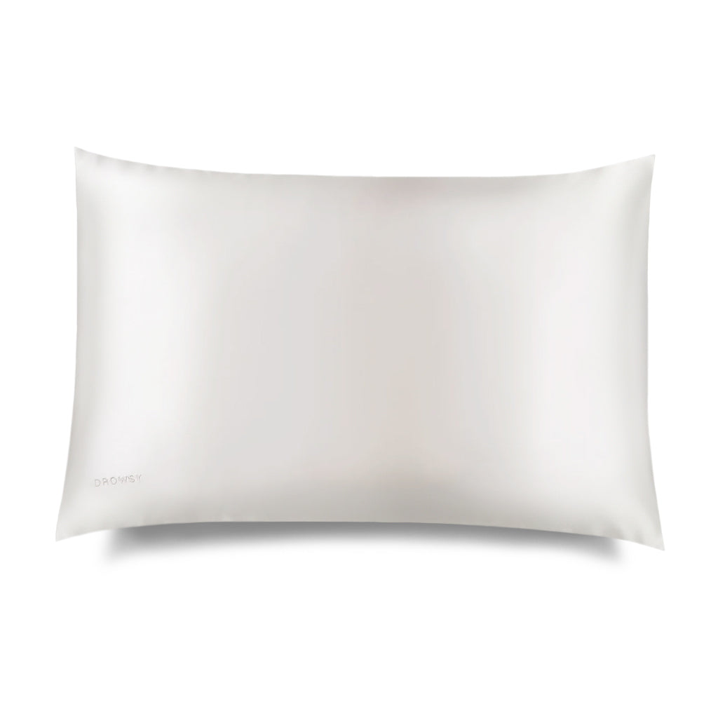 Funda de almohada de seda Akoya Pearl (tamaño king)