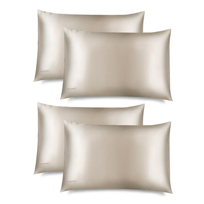 Dusty Gold Silk Pillowcase