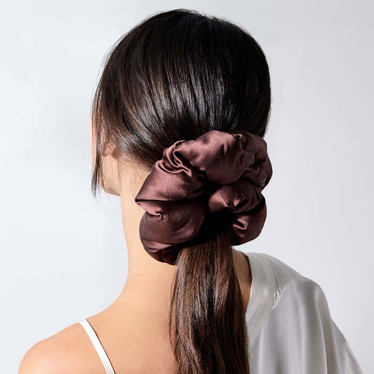 Cocoa Glow - Padded Scrunchie