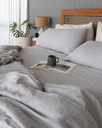Stonewashed Linen Duvet Cover